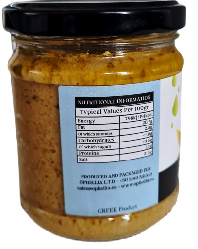 ZELENÁ OLIVOVÁ PASTA OPHELLIA GRÉCKO