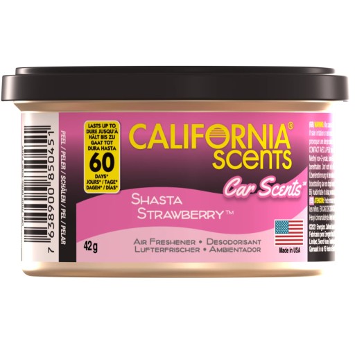 Plechovka s vôňou na jahody California Scents