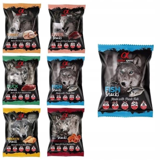 Alpha Spirit pochúťkové kocky pre psov PEČEŇ 50g