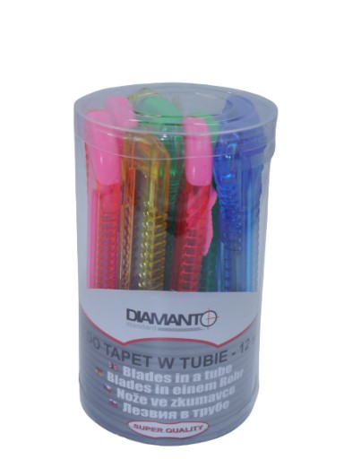 Nôž na tapety 18MM DIAMANTO BROKEN BLADE trubica 12 kusov