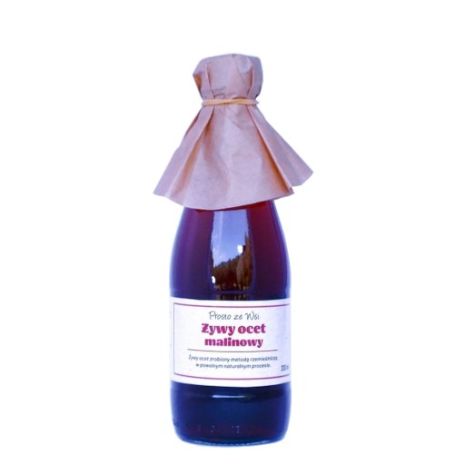 ŽIVÝ MALINOVÝ OCOT 330 ml - PRIAMO Z KRAJINY