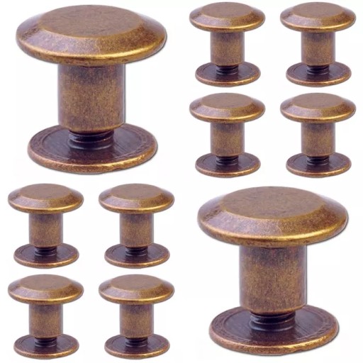Skrutkovaný nit Skrutkovaný nit Skrutka 5mm St. Gold 10ks