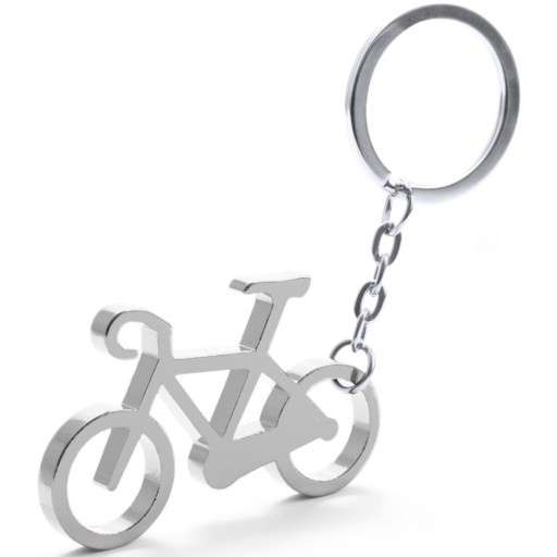 Kľúčenka BIKE, strieborná