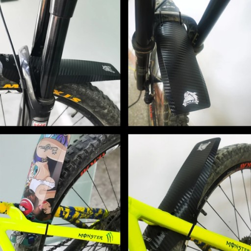 Blatník na bicykel univerzálny čierny karbón Roxar Enlee