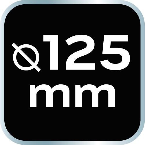 125 mm montážny držiak pre 130 x 1 leštiaci tanier