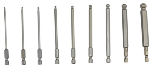 Dlhý magnetický bit HEX H5 100mm Guľôčkový hrot