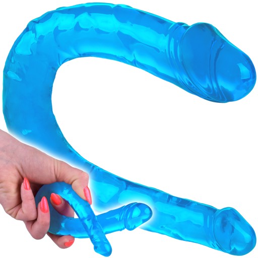 OBOJSTRANNÝ GÉLOVÝ PENIS Super pohladí obe dierky