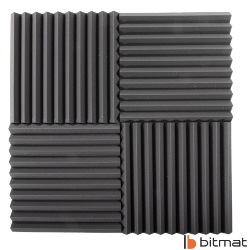 NÁstenné PANELY KLINOVÉ ŠTVORCOVÉ DEKORÁCIE 50x50cm 5cm trojuholník stropná kazeta
