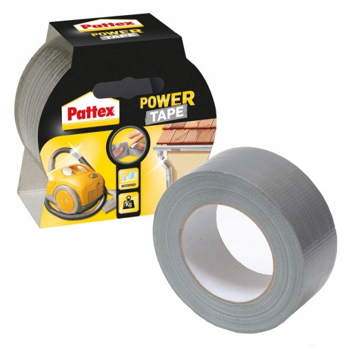 PATTEX POWER TYPE PÁSKA STRIEBORNÁ VYZTUŽENÁ 48mm X 10m