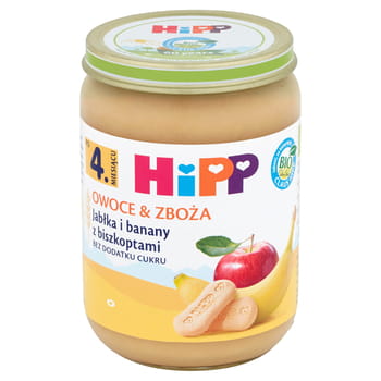 Fruit & Cereálie jablká a banány s Hi piškótami