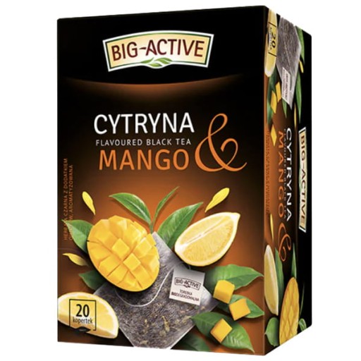 Čierny čaj Big-Active Lemon Mango Ex20