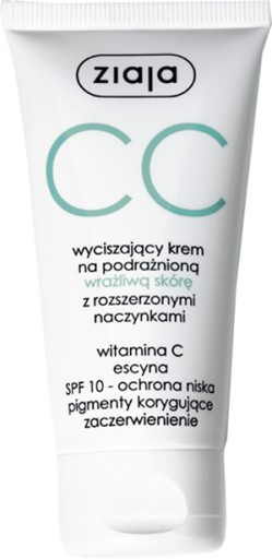 ZIAJA CC krém na podráždenú a citlivú pokožku 50ml