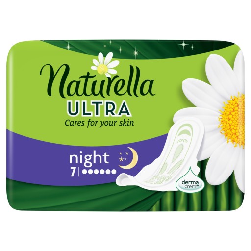 Naturella ultra night Camomile hygienické vložky 7 ks.