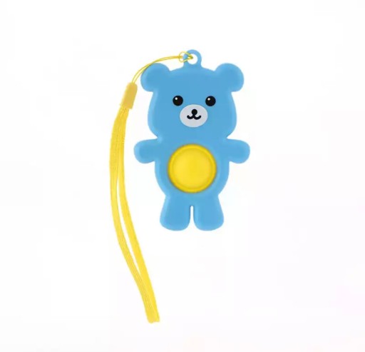 KEYRING SENSORY KEYRING ANTISTRESOVÝ POP IT MEDVEĎ MEDVEĎOVÝ PRÍvesok