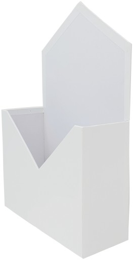 Kvetinový box na kvety, obálkový box FLOWERBOX W-1, biely