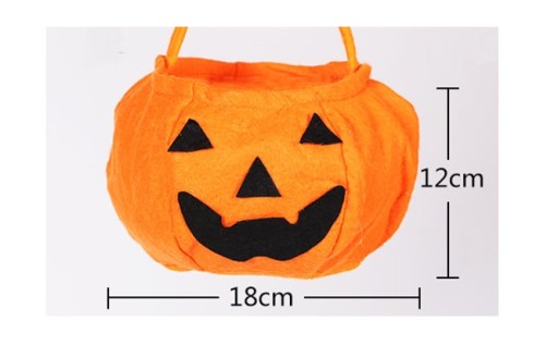 TEKVICOVÁ TAŠKA na sladkosti, HALLOWEENSKÉ darčeky