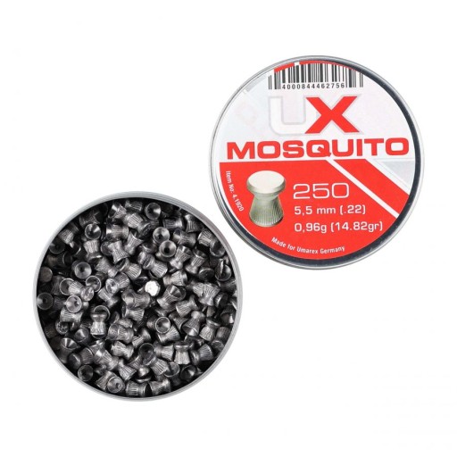 UMAREX DIABOLO Vrúbkovaný FLAT SHOT Mosquito rebrovaný 5,5mm 250 ks.