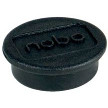 Tabuľové magnety 24mm, čierne (10 ks) 1915291 NO