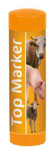 TopMarker pastelka na označovanie zvieratiek, 60 g, oranžová, Kerbl