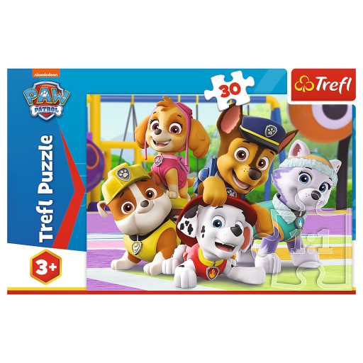 PUZZLE 30 PAW PATROL PUZZLE PAW DOGS CHASE MARSHAL RABEL SKY 3+ KOCKY