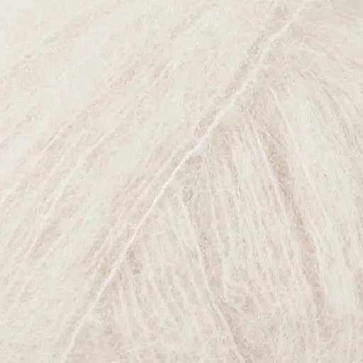 Priadza Drops BRUSHED ALPACA SILK - Farba: 01-ecru