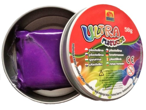 ULTRA PLASTICINE MAGICKÁ PLASTICINA, KTORÁ TEPLOM MENÍ FARBU