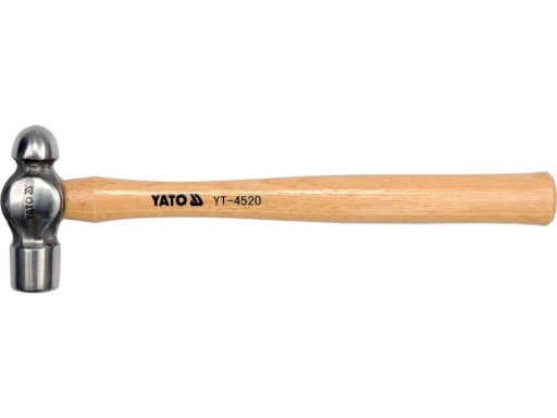 klampiarske kladivo, 450 g, RÚČKA YATO HICKORY