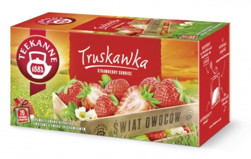 TEEKANNE World of Fruits Jahodový čaj 20 obálok