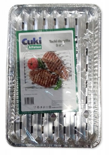 Hliníkové vaničky Cuki Alfatec 156-X20G, 3 kusy