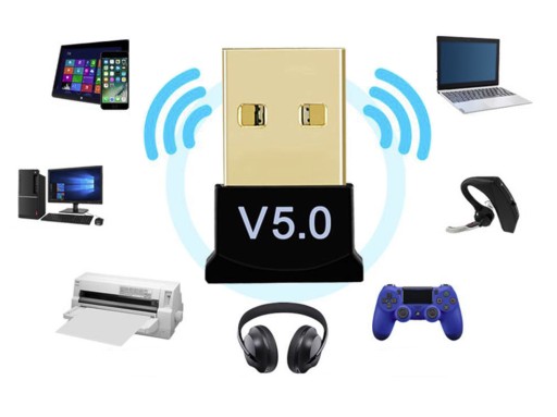 VYSOKORYCHLÝ ADAPTÉR BLUETOOTH DONGLE 5.0