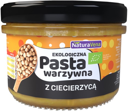 Bio cícerová zeleninová pasta 185 g Naturavena