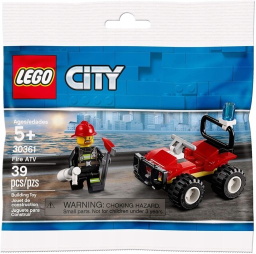 LEGO 30361 MESTSKÝ HASIČ FIREMNÝ TAŠNÝ TAŠEK HASIČ QUAD