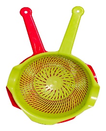 DOMIK Poľský cedník, sitko s rúčkou a cedidlom, priemer 20 cm