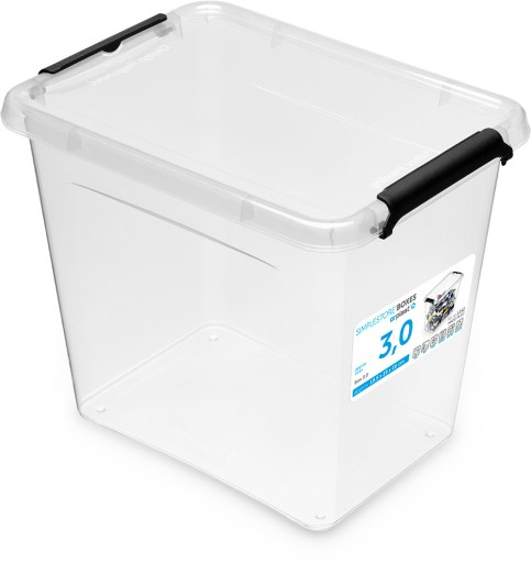 Plastová obmedzovacia nádoba, box s vekom, 3 l