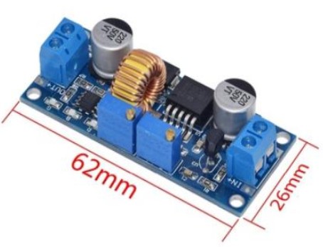 Step-Down menič XL4015 DC-DC CC CV 5A 75W