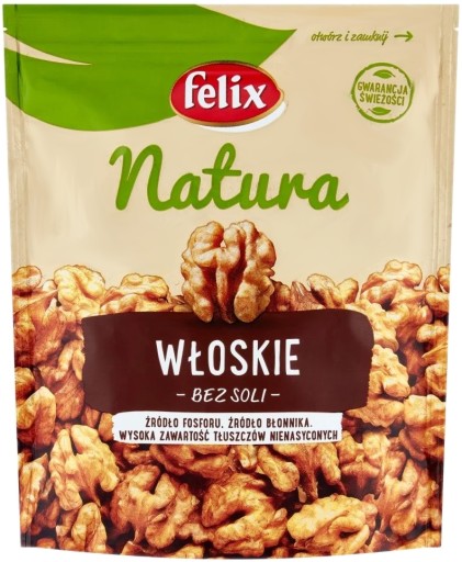 Felix Natura vlašské orechy bez soli 140g