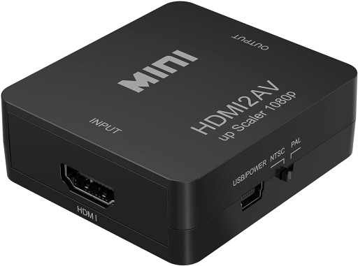 ADAPTÉR KONVERTOR HDMI 1080p NA AV RCA CVBS CINCH