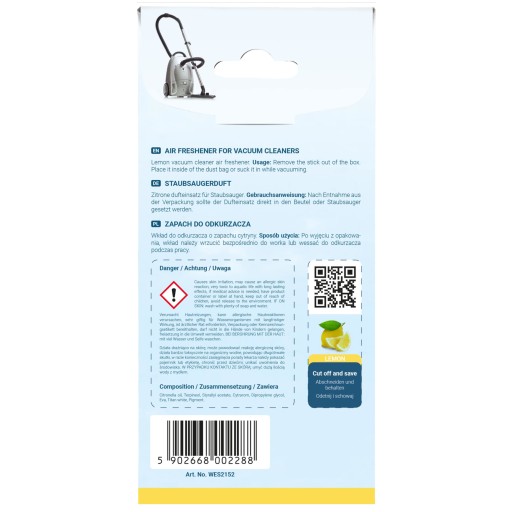TYČINKY DO VYSÁVAČA Scent LEMON LEMON LEMON 5 KS