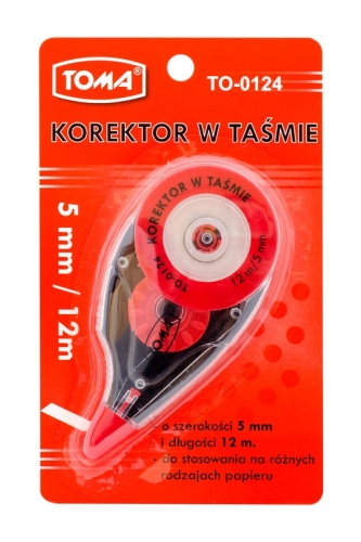 Korekčná páska 5mm 12m TOMA