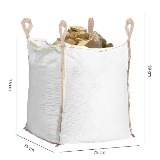 BIG BAG TAŠKA NA SÚŤ, KAMEŇ, PIESOK, 500kg, SILNÁ NÁDOBA, 420L