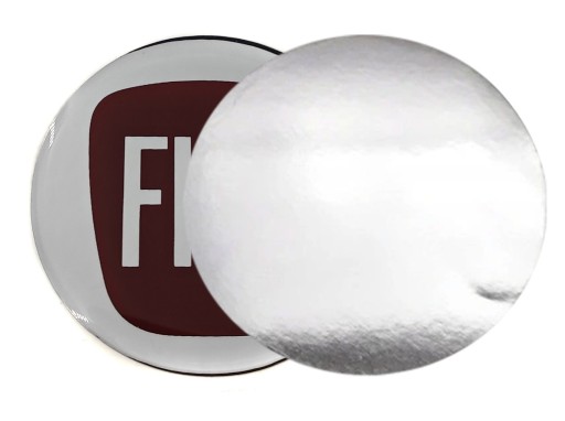 Nálepky na puklice alebo stredové krytky na FIAT 60mm 6cm