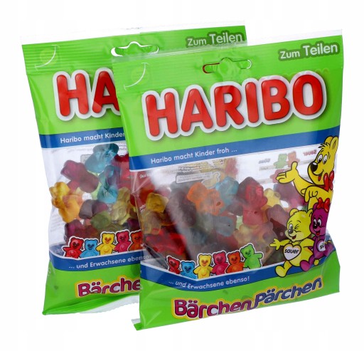 HARIBO sladké a kyslé medvedíky ovocné želé 160g