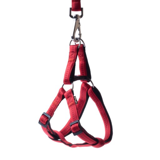 Postroj Soft Style Happet, červený, S 1,0 cm