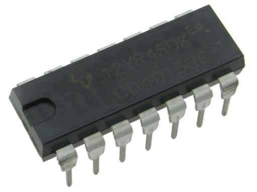 CD4013B dvojitý D klopný obvod DIP14/1805