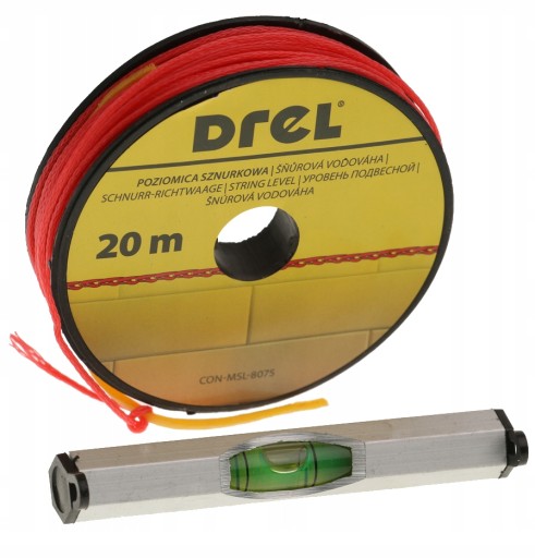 Drel String level 75mm + 20m string