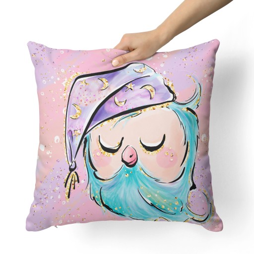 Obliečka na vankúš SOVA 45CM 45X45 VEĽKÝ vankúš