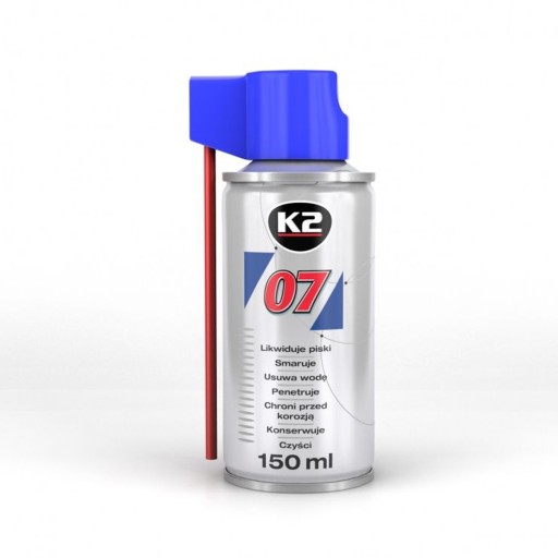 K2 07 UNIVERZÁLNY ODSTRAŇOVAČ HRDZE ČISTÍ A MAZA 150ml