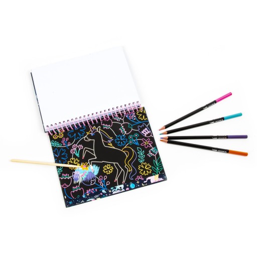 Škrabacie dosky UNICORN so stylusom PUZZLES
