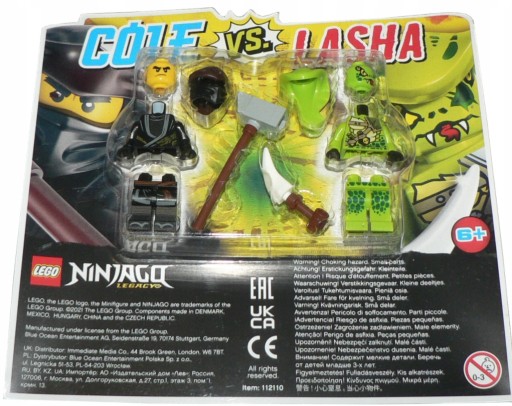 LEGO NEW blistrové balenie 2 figúrok COLE VS LASHA 112110