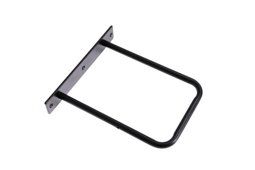 Podpera police, čierna matná podpera police Belt